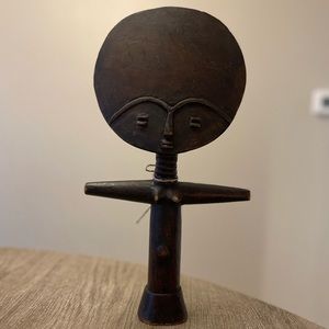 Antique Wood Carved Fertility Doll